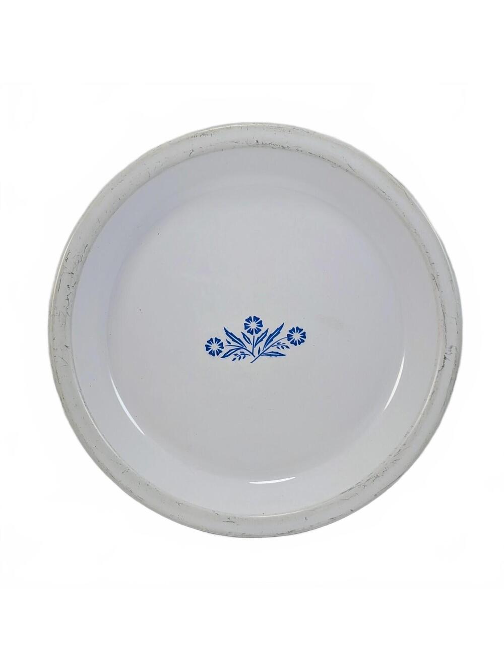 Vtg Corning Ware Blue Cornflower Pie Plate 9" P-309